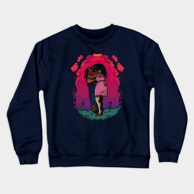 I love you Crewneck Sweatshirt by snowpiart